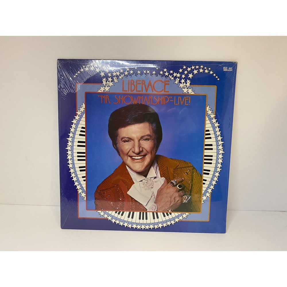 Liberace "Mr. Showmanship: Live!" Vinyl Record LP AVI Records‎ 1978 Sealed